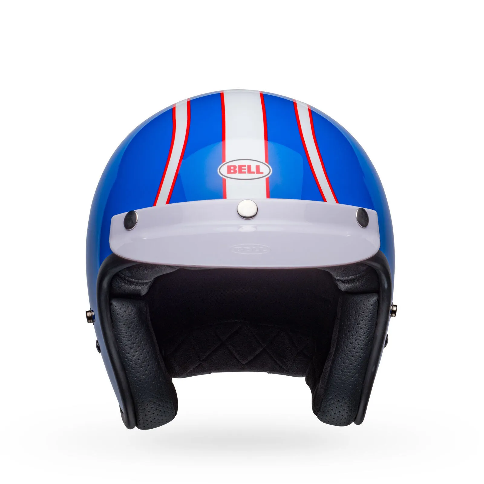 BELL Custom 500 XL McQUEEN SIX DAY ヘルメット Bell Custom 500 Six Day Steve McQueen Helmet - Blue/White/Red