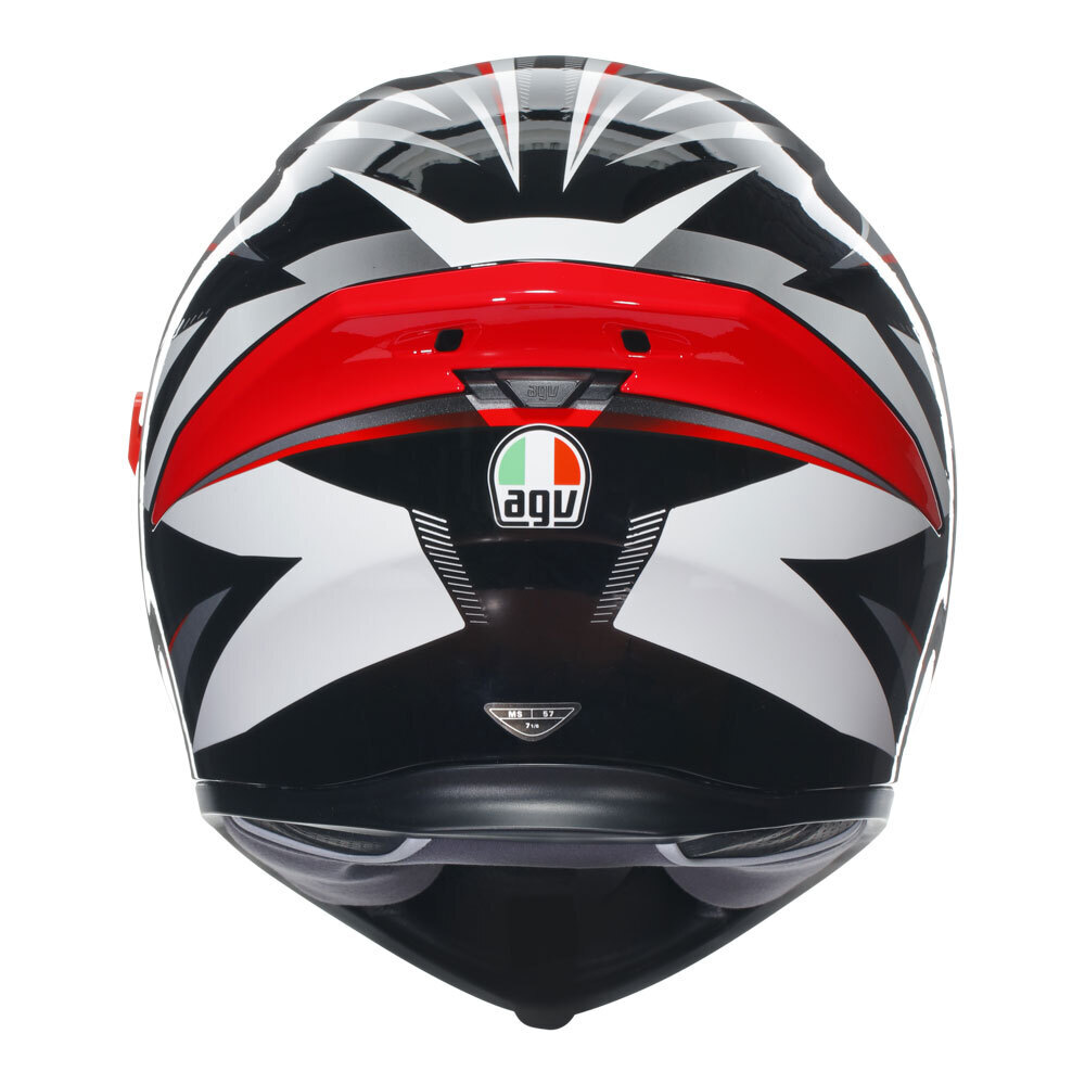 AGV K5S Plasma Helmet - White/Black/Red