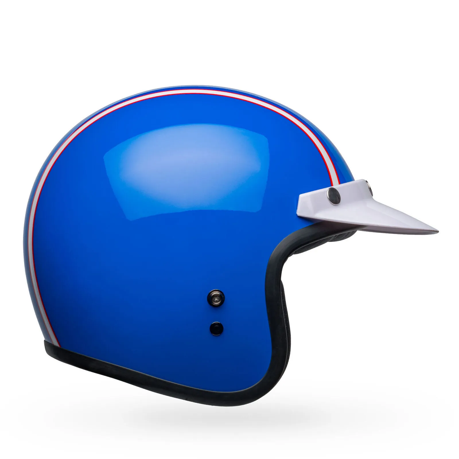 BELL Custom 500 XL McQUEEN SIX DAY ヘルメット Bell Custom 500 Six Day Steve McQueen Helmet - Blue/White/Red