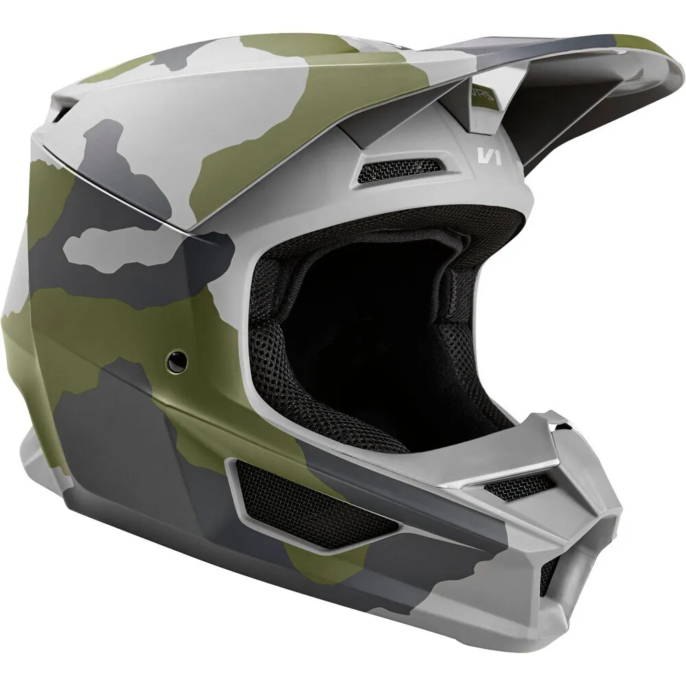 FOX V1 Helmet Camo Green Lサイズ Fox V1 Prizm Special Edition Camo Helmet