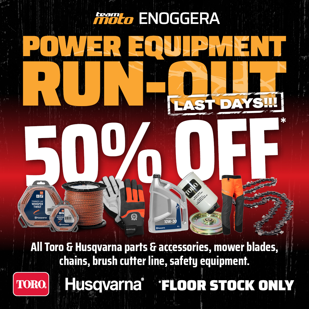 Parts and Accessories Offer