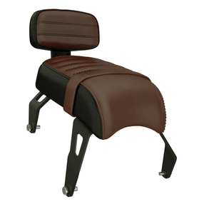 Scout Genuine Brown  Leather Passenger Seat with Backrest  2882853-LNA