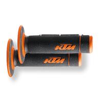 KTM OEM GRIP SET DUAL COMPOUND (63002021100)