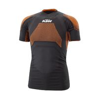  Undershirt Short Performance - Black/Orange