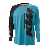 KTM Pounce Shirt - Teal/Orange/Black