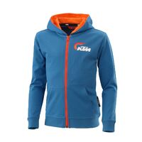 KTM Kids Radical Zip Hoodie - Blue/Orange