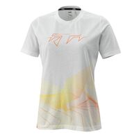 KTM Womens Graphic Tee - White/Orange