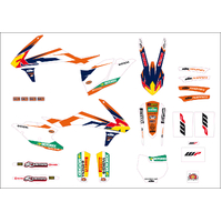 KTM OEM GRAPHIC KIT ''FACTORY STYLE'' (79208990000)