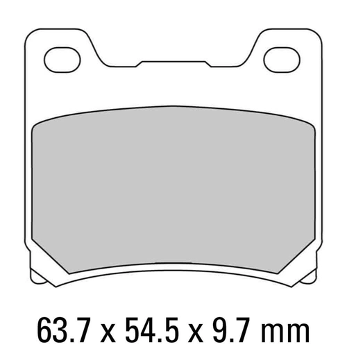 Ferodo Disc Pad Set - FDB337 P Platinum Non Sintered Compound