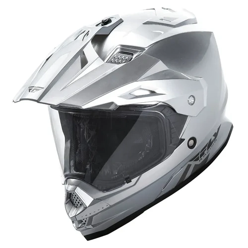 Fly Racing Trekker V2 Adventure Helmet - Silver - XS - SKU:1113721