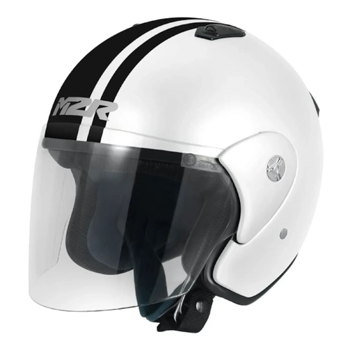 M2R 290 Urban Open Face Helmet (PC-6) - White - XL - SKU:1116312