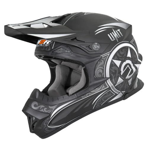 M2R Exo Unit Victorian MX Helmet (PC-5F) - Black