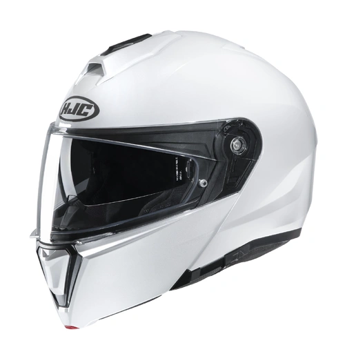HJC i90 Solid Modular Helmet - Pearl White - 3XL - SKU:1120030