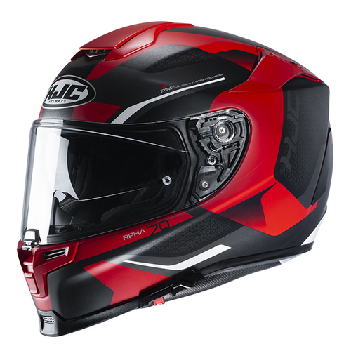 HJC RPHA 70 Kosis Full Face Helmet MC-1SF - Black/Red - 2XL - SKU:1121450