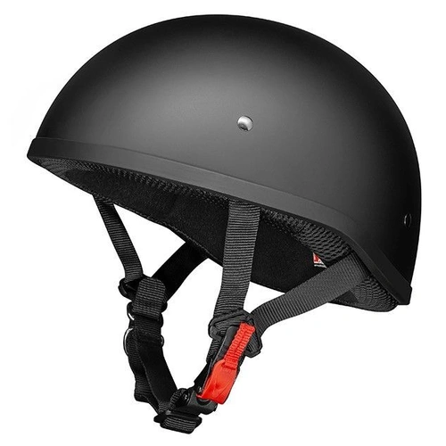 M2R Rebel Shorty Helmet - Matte Black - M - SKU:1122396