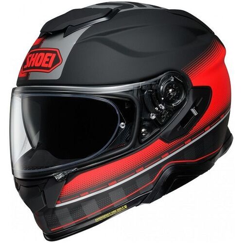 Shoei GT-Air II Tesseract TC-1 Black Red Helmet - SKU:1123086