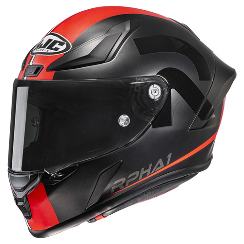 HJC RPHA 1 Senin Full Face Helmet MC-1SF - Black/Red - 2XL - SKU:1123759