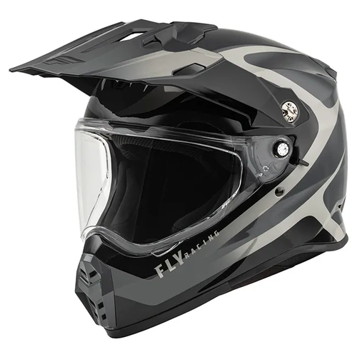 Fly Racing Trekker Pulse Adventure Helmet - Black/Grey - S - SKU:1124321