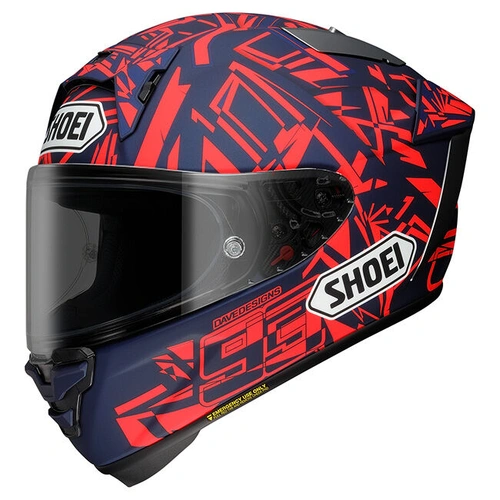 Shoei X-SPR Pro Marquez Dazzle Helmet TC-10 - Blue/Red - XS - SKU:1124816