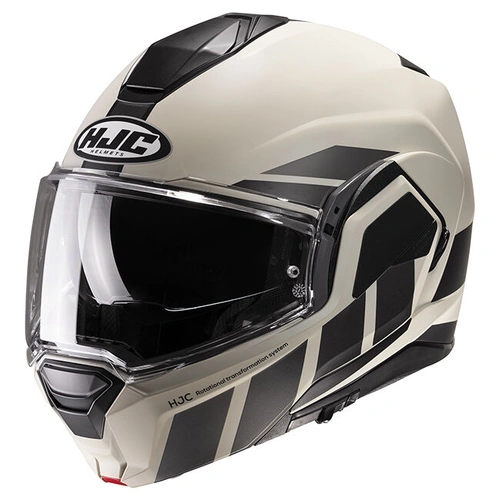 HJC i100 Beis MC9SF Modular Helmet - White/Black