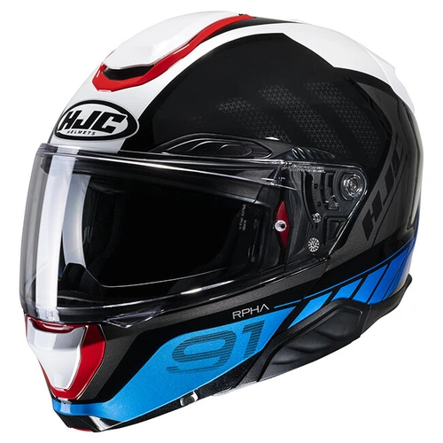 HJC RHPA 91 Raphino MC-21 Modular Helmet - Black/Blue - S - SKU:1125337