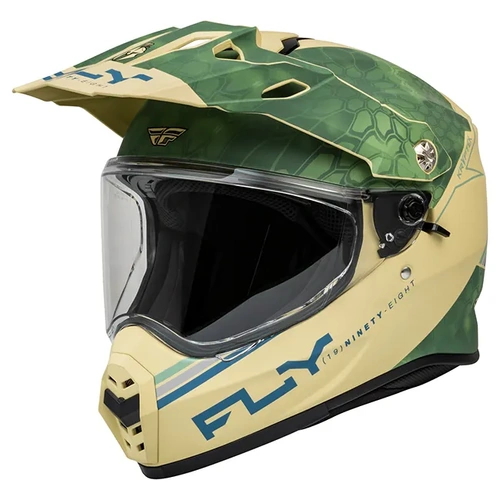 Fly Racing Trekker Kryptek Conceal Adventure Helmet - Matte Tan/Sage/Black