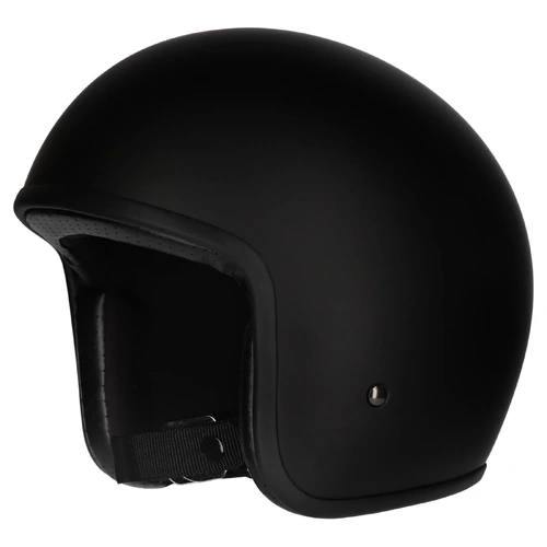M2R Pr1me Slimline No Studs Open Face Helmet - Matte Black - XS - SKU:1126340