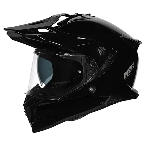 M2R Navigator Solid Adventure Helmets - Black - S - SKU:1126697