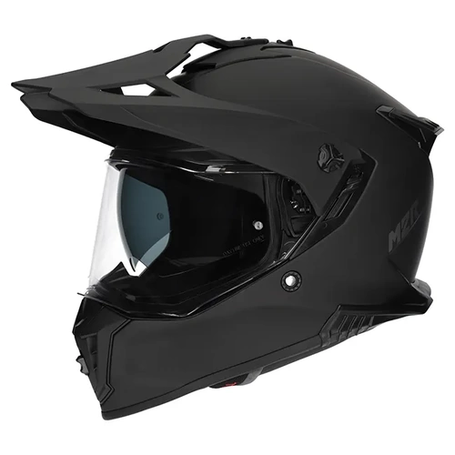 M2R Navigator Solid Adventure Helmets - Matte Black - XS - SKU:1126702
