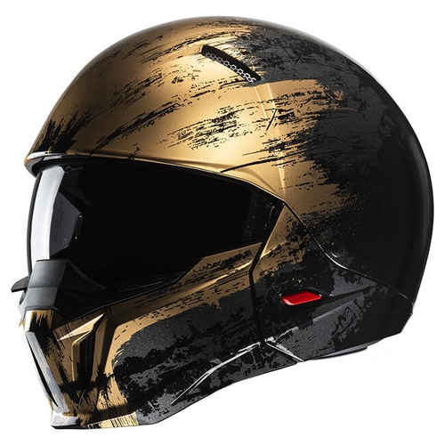HJC i20 Furia MC-9SF Modular Helmet - Black/Gold - XS - SKU:1126821