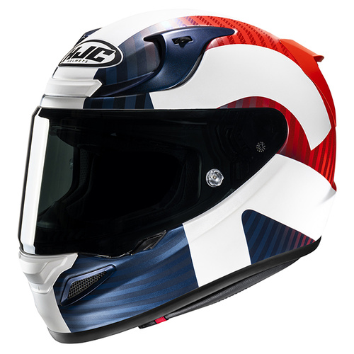 HJC RPHA 12 Ottin Full Face Helmet MC-21SF - White/Blue/Red - XS - SKU:1126892