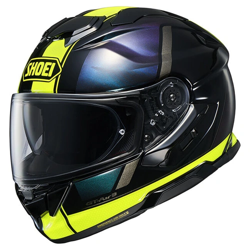 Shoei GT-Air 3 Scneario Helmet TC-3 - Black/Blue/Hi-Vis - S - SKU:1127182