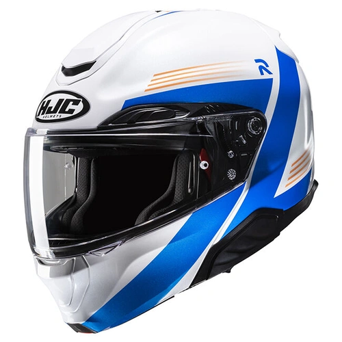 HJC RPHA 91 Abbes MC-27 Modular Helmet - White/Blue - S - SKU:1127747