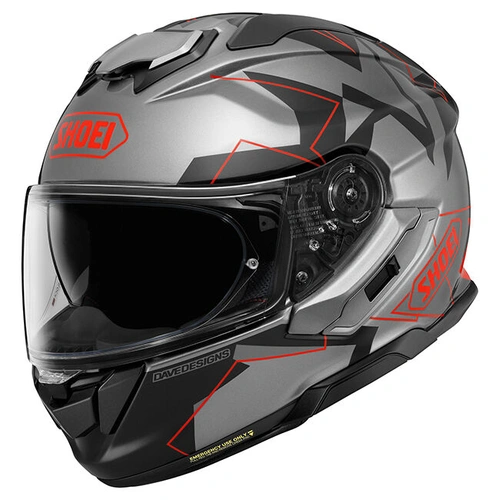 Shoei GT-Air 3 MM93 Grip Helmet TC-1 - Black/Red - XS - SKU:1127827