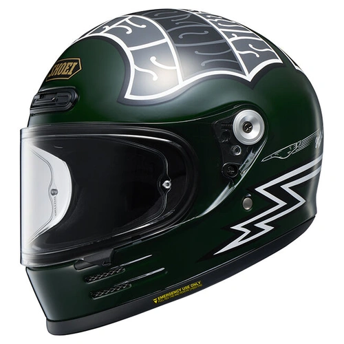 Shoei Glamster 06 Heiwa Helmet TC-4 - Black/White - XL - SKU:1128465