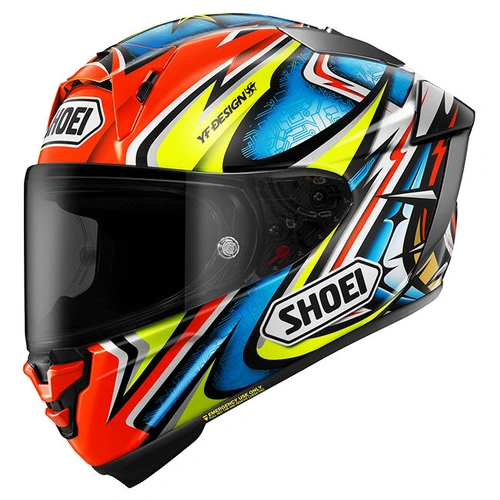 Shoei X-SPR Pro Daijiro Helmet TC-1 - Red/Blue/Yellow