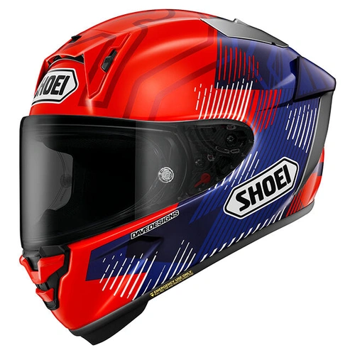 Shoei X-SPR Pro Marquez 8 Helmet TC-1 - Red/Blue - XS - SKU:1128569