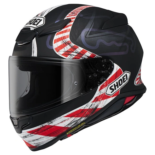 Shoei NXR2 Knee Down Helmet TC-5 - Black/Red