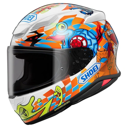 Shoei NXR2 Yagyo Helmet TC-2 - White/Orange/Blue - 2XS - SKU:1128879