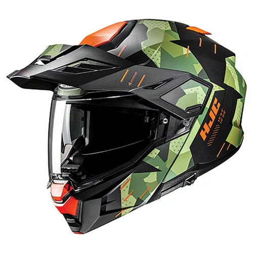 HJC i80 Roki MC-47SF Adventure Helmet - Black/Camo - S - SKU:1129211