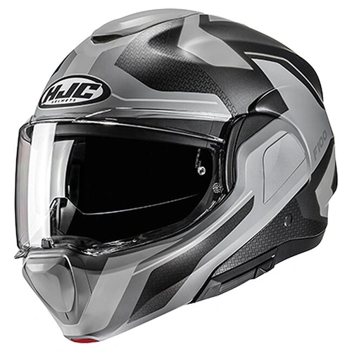 HJC F100 Bios MC-5SF Modular Helmet - Black/Grey