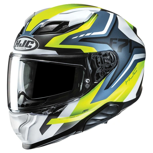 HJC F71 Fes Full Face Helmet - MC-3HSF - White/Hi-Vis