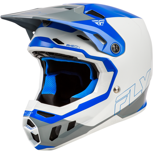Fly Racing 2026 Formula CC Glide MX Helmet - Blue/Light Grey/Grey