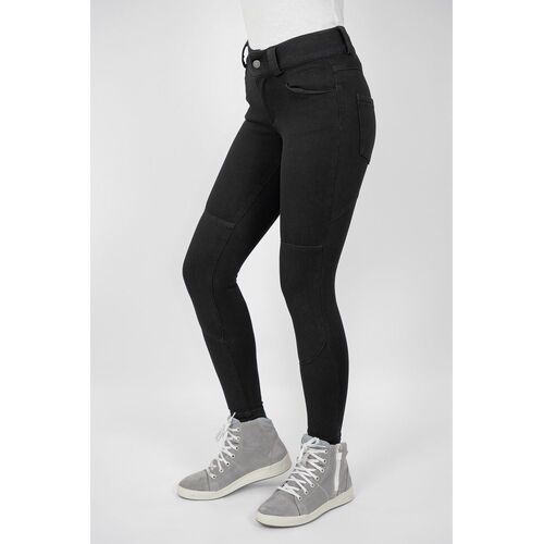 Bull-it Womens Luna LE Black Skinny Compression Jeggings - Women Specific - Regular - 8 - Adult - Black - SKU:118204023108
