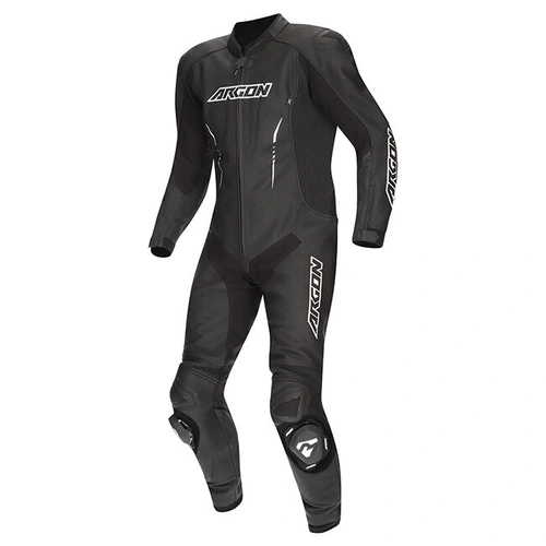 Argon Evade 1 Pce Leather Race Suit - Black/White