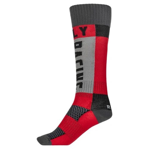 Fly Racing Youth Thin MX Socks - Red
