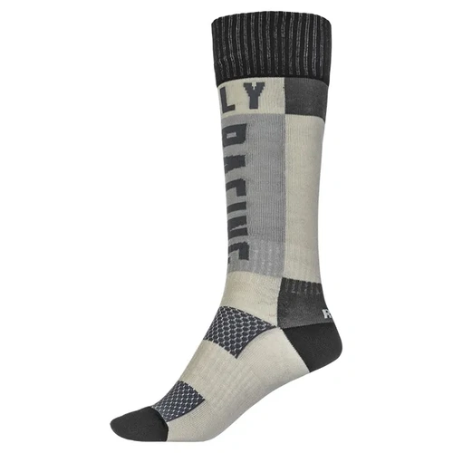 Fly Racing Youth Thin MX Socks - Grey
