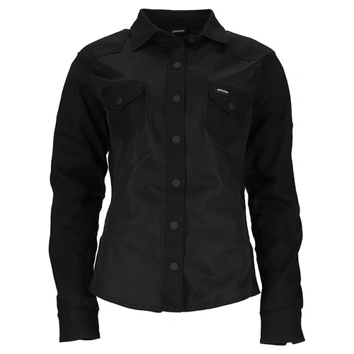 Argon Ladies Airhawk Kevlar Riding Shirt - Black - 6 - SKU:2120844