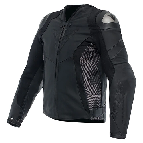 Dainese Avro 5 Leather Jacket - Black/Anthracite - 62 - SKU:2125235