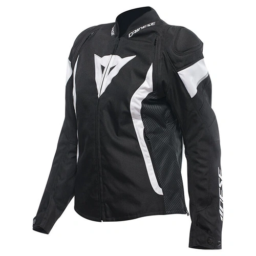 Dainese Ladies Avro 5 Tex Jacket - Black/White/Black